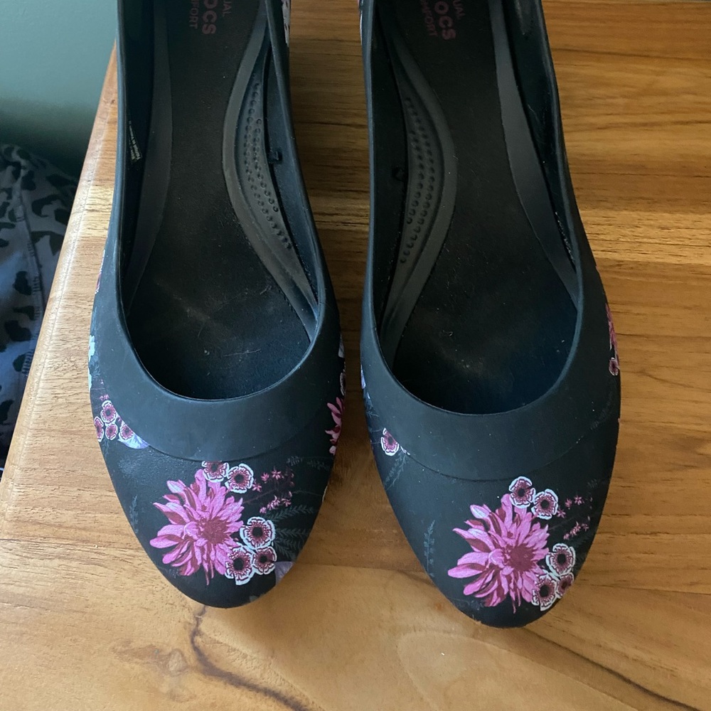 Floral Crocs